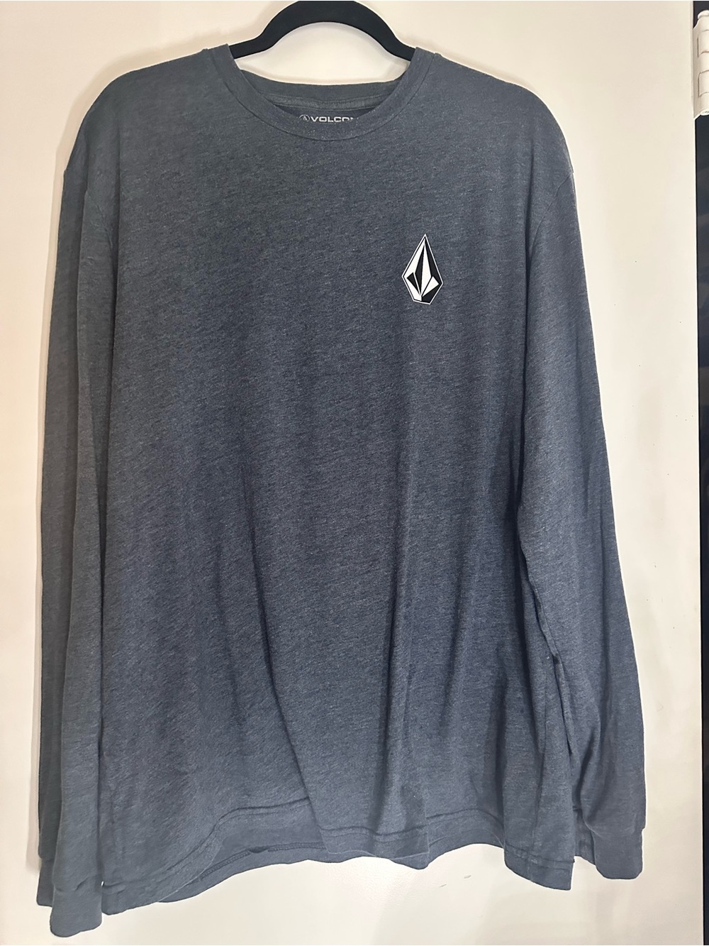 Volcom Blue Long Sleeve Logo Tee